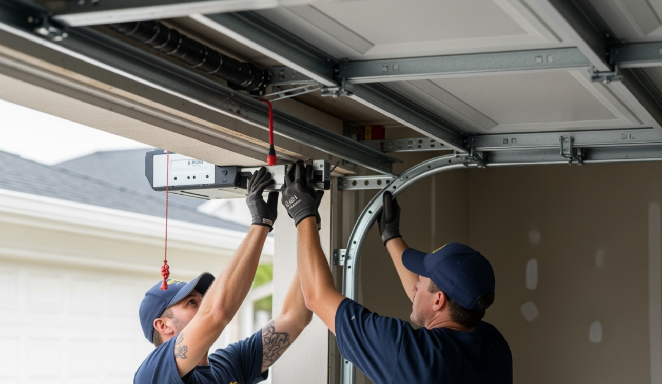 Low Headroom Garage Track Hardware Conversion Grandview Heights